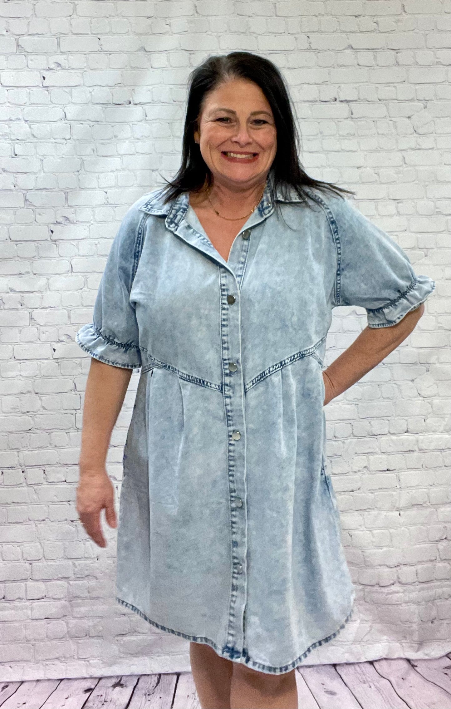 denim dress