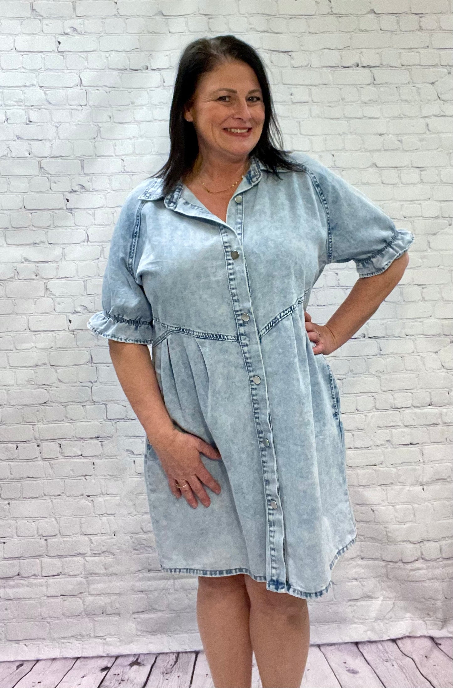 denim dress