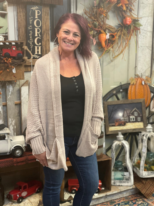 Taupe Cardigan