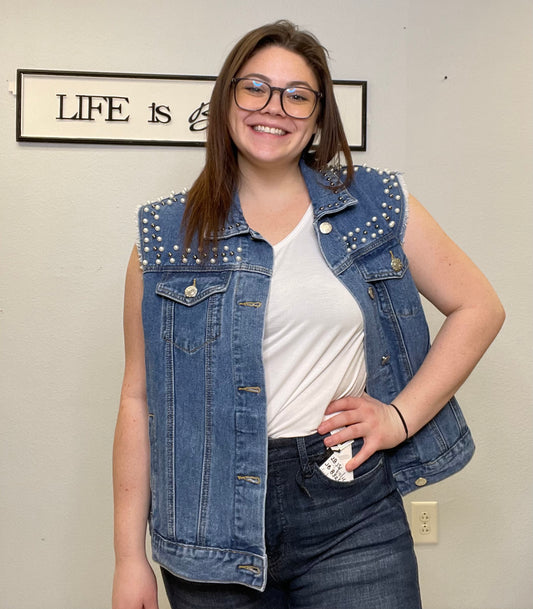 Denim vest