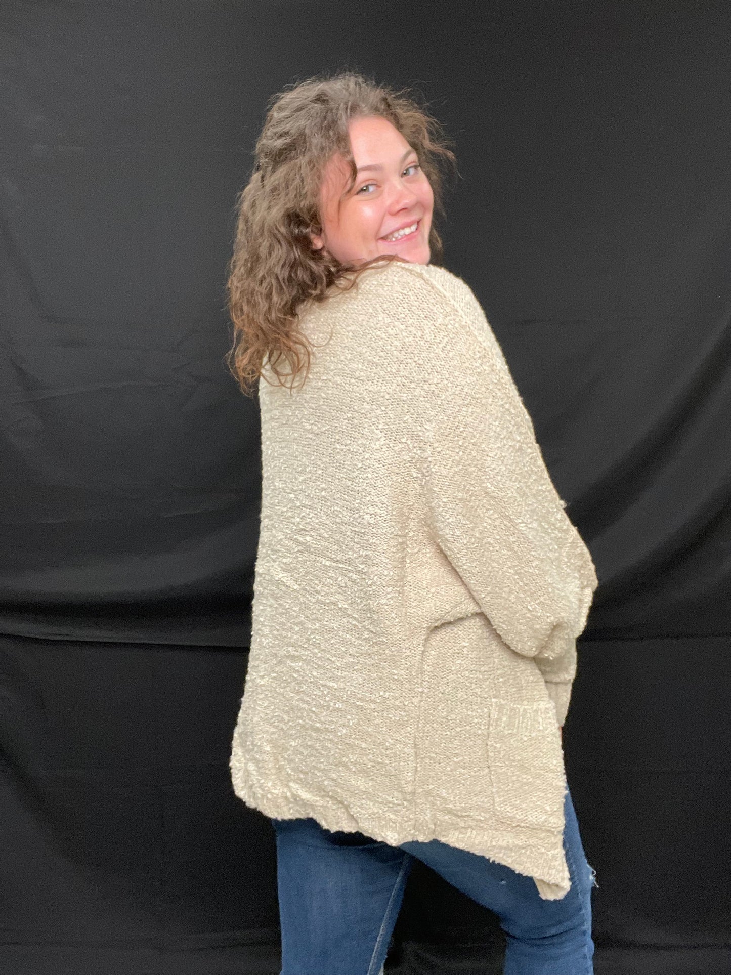 oatmeal cardigan