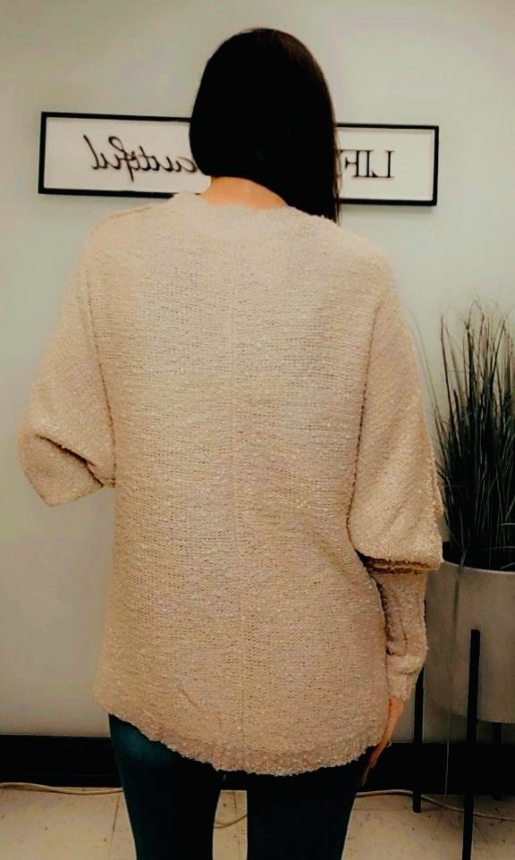 oatmeal cardigan